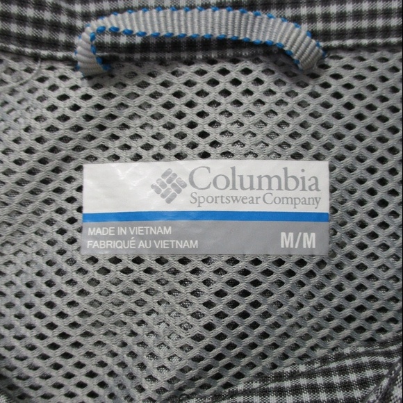 COLUMBIA Short Sleeve Button Down Shirt Medium - Picture 4 of 7